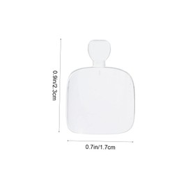 Healvian Decor Tips 500pcs Full Coverage Nail Art Toe Natural Appearance Safe for Weddings Events