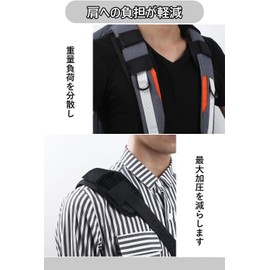 LIKENNY Shoulder Pads, Backpack, Removable, Shoulder Pads, Easy Installation, Spare Replacement, Cushion Pad, Bag, Shoulder Pads, PC Bag, Camera Bag, Business Bag, Sports Bag, Shoulder Bag, Black