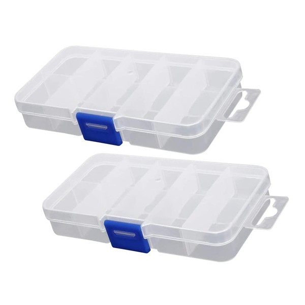 Auniwaig 2 Pcs Tool Box Tool Organizer, Plastic Hardware Box