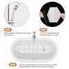 Secopad Bathtub Stickers Non-Slip, 36 PCS White Hexagon Safety Shower