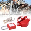 Oil Gas Valve Lockout Device with Safety Padlock Keys for