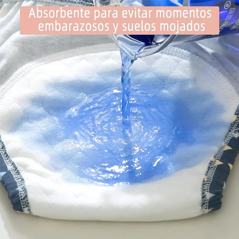 // Pack De 8 Calzoncillos Entrenadores Reutilizables For