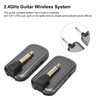 2.4GHz Guitar Wireless System Guitars Transmitter Receiver 4 Channels 18m