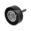 febi bilstein 30859 Pulley for V-Ribbed Belt with Screw Black