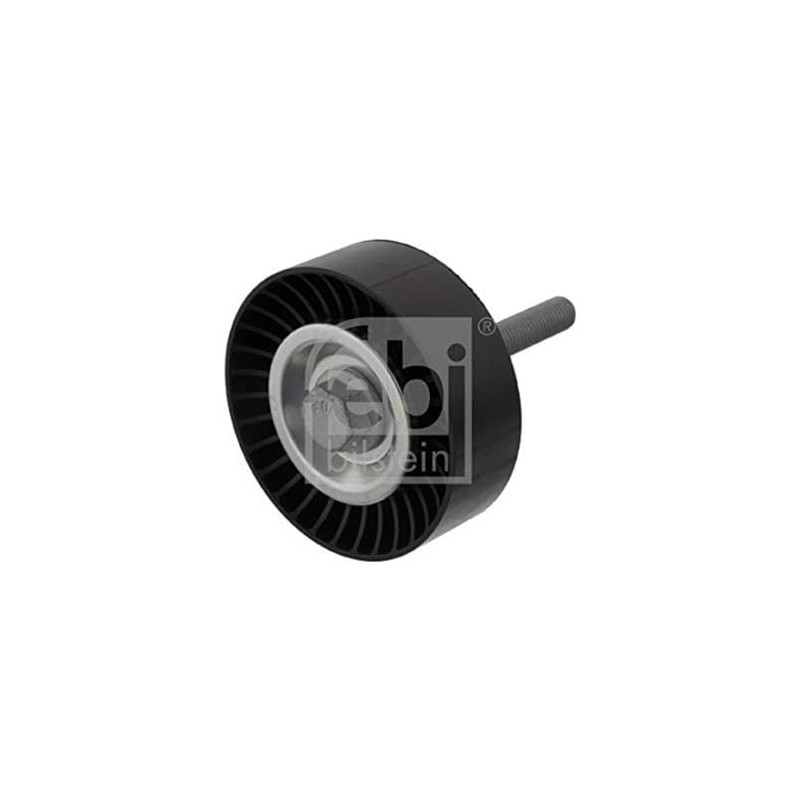 febi bilstein 30859 Pulley for V-Ribbed Belt with Screw Black