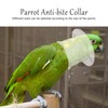 Baluue Parrot Neck Collar, Plastic -bite Collar Clear Feather Protector