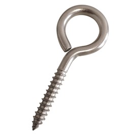 Set of 14 Eye Bolts Stainless Steel M7.5 Eye Bolts with Wood Thread for Hammocks, Awnings, Hanging Chairs, Rocking Chairs