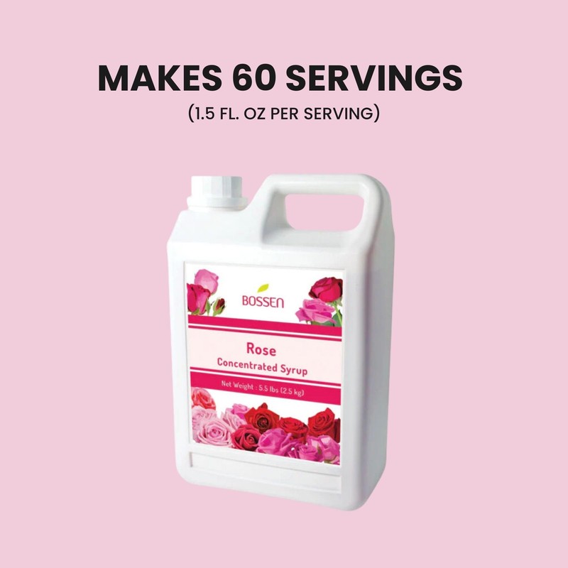 Bossen Concentrated Syrup_5.5 lb (Rose)