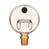 MEASUREMAN 1-1/2" Dial Size, Glycerin Filled Fuel Pressure Gauge, 304