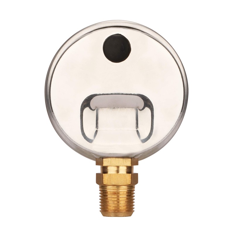 MEASUREMAN 1-1/2" Dial Size, Glycerin Filled Fuel Pressure Gauge, 304
