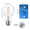 Energetic Dimmable LED Filament Light Bulbs, 8W, 60 Watt Equivalent,