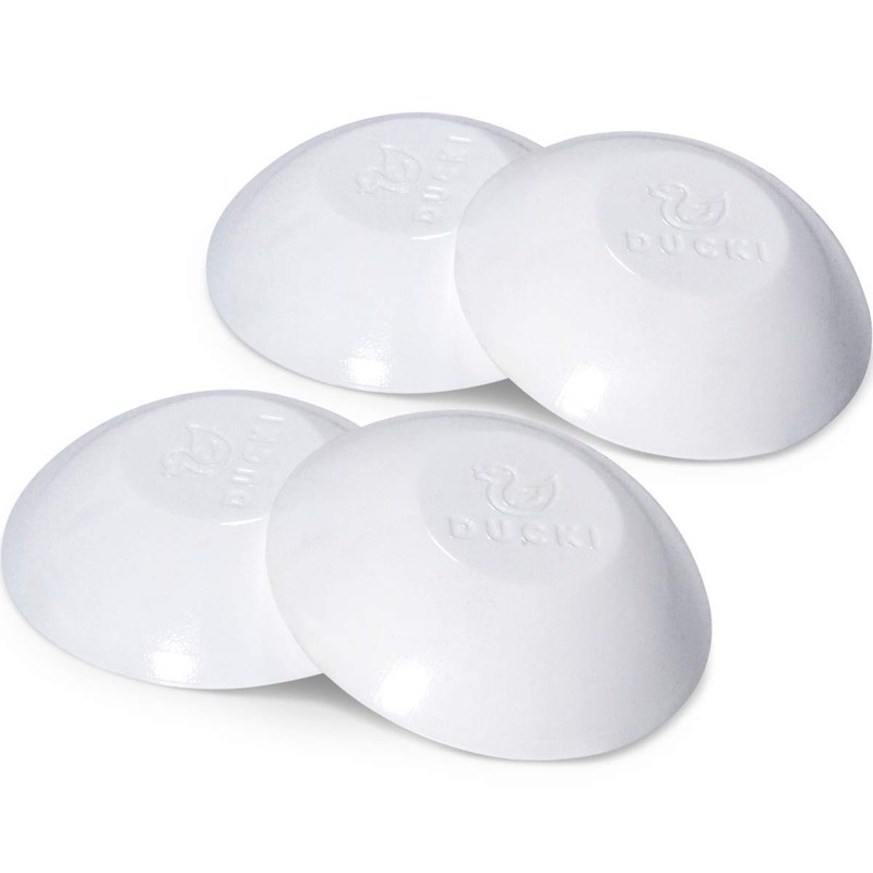 Ducki Door Stopper Wall Protector - Self Adhesive, Quiet, Reusable