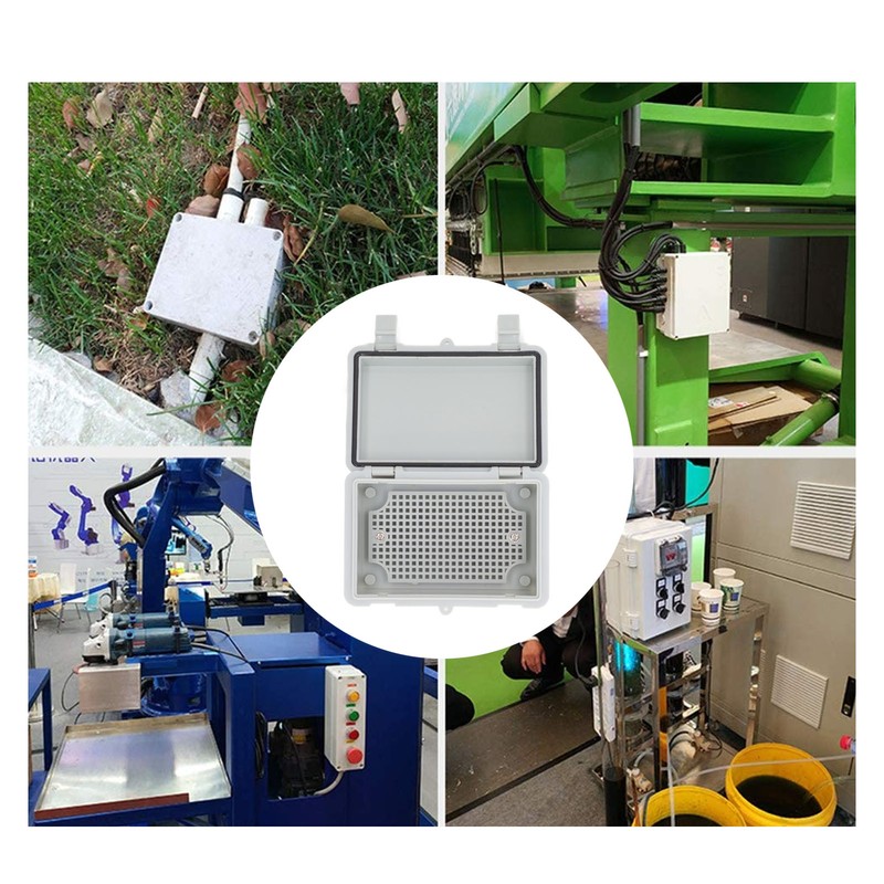 Waterproof Electrical Box Dustproof Insulated Outdoor Junction Box with Hinged
