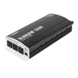 Wagan EL3722 Slim Line 12V 1500 Watt DC to AC Power Inverter with 3500 Watt Surge Power