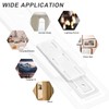 6 PCS Adhesive Punch Free Socket Holder, Wall Mount Power