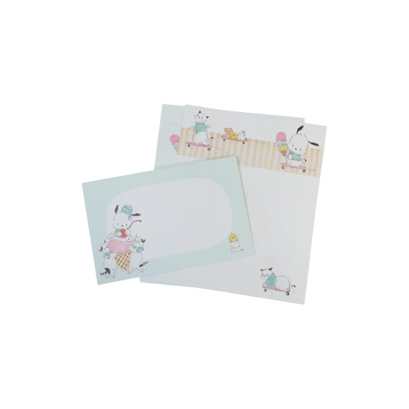 Sanrio Barley x Sanrio Characters [Letter Set] / Pochacko and