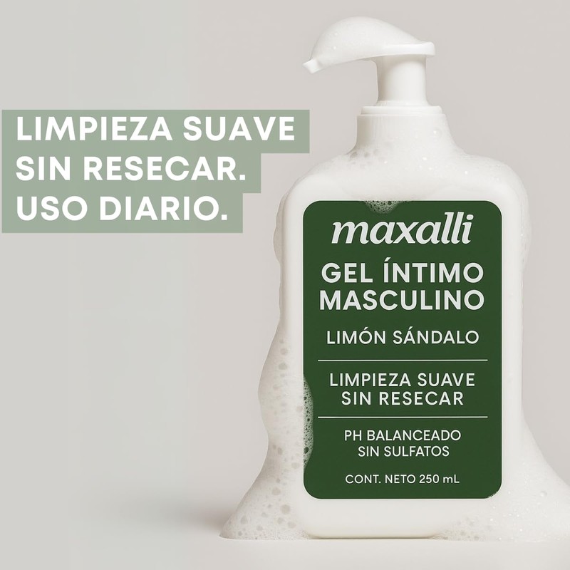 Gel intimo masculino (Limón Sándalo)