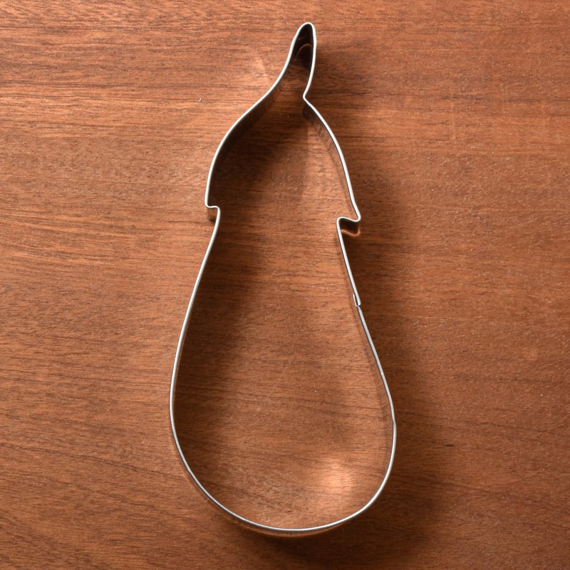 LILIAO Eggplant Cookie Cutter, 2.5 x 5.7 inch