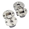 WANLIAN 2 Pieces-90 Degree Page Turning Axis Adjustable Cabinet Door