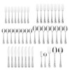 Cambridge Felicity Sand Piece Flatware Set, 45 Count