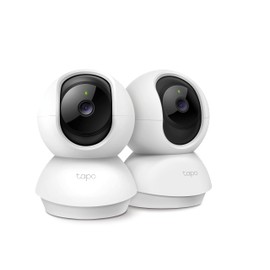 Tapo C210P2 TP-Link 3 Megapixel Network Wi-Fi Camera, Set of 2, Pet Camera, Full HD, Indoor Camera, Night Photography, 3 Years Manufacturer's Warranty