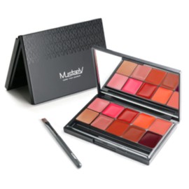 Mustaev Lipstick Cheek Shadow Color Pro 10 Color Palette BNS / 머스테브 립스틱 치크 섀도우 발색 프로 10색 팔레트 BNS