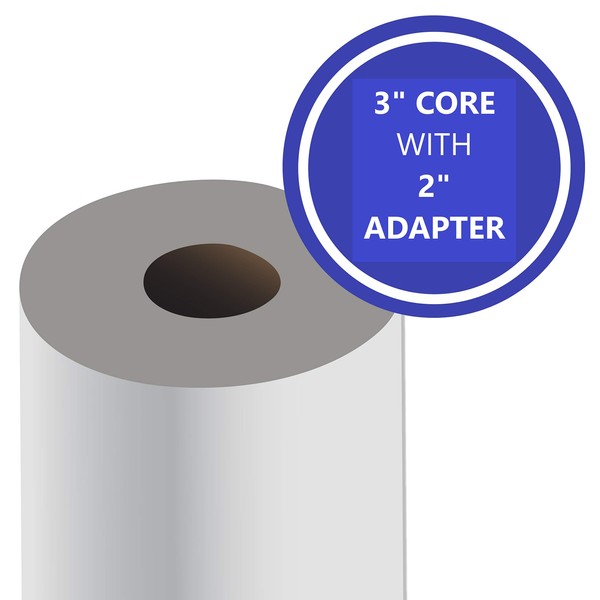 Alliance Wide Format Paper 36'' x 150' feet with 3 inch core and 2 inch core adapter 24 lb For Latex and Solvent Printers 1 roll High Resolution Coated Bond (25853)