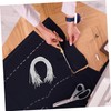 COHEALI 50Pcs White Elastic Cord String with Metal Barbs Fastener