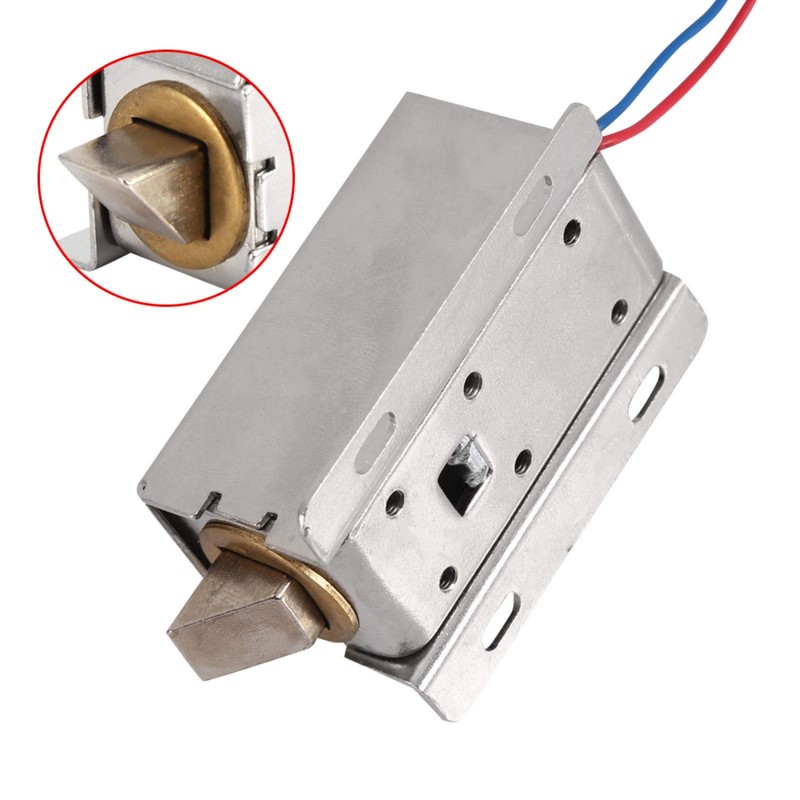 DC 12V Electromagnetic Magnetic Lock, Solenoid Electromagnetic Cabinet Lock, Electromagnetic