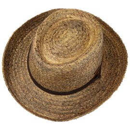 Stetson Vantago Western Straw Hat Men - Cowboy Sun Beach with Leather Trim Summer Spring-Summer - S (54-55 cm) Nature
