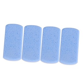 Healeved 4pcs Pedicure Stone Foot Pumice Dual Sided Foot File Pumice Sponge Professional Foot Scrubber Exfoliator Natural Pomes Foot Stone Exfoliating Stone Pedicure Supplies