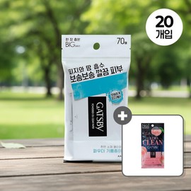 Gatsby (현대Hmall)갸스비 파우더 오일크리어 페이퍼 70매 20개 (Gmarket) Gatsby Powder Oil Clear Paper 70 Sheets 20 Pack