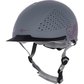Covalliero Beauty 2.0 3230153 Riding Helmet 4-Point Attachment Grey 52-54 cm