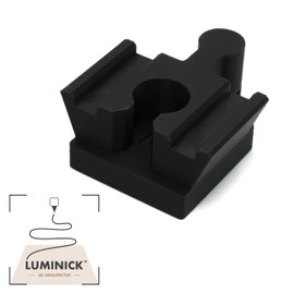 Brio Duplo Building Blocks Compatible Adapter Connects Both Systems, Rail Connectors, Set of 10, Black, Universal Fit (10)