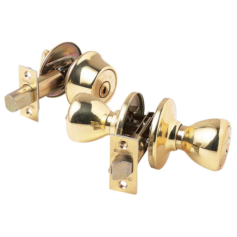 Kwikset 690 Tylo Entry Knob and Single Cylinder Deadbolt Combo