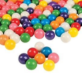 Fun Express 20 Oz. Machine Sized RoundGumball Candy (bulk set of 257),Assorted Green,Blue,Orange,Pink,Purple,Red