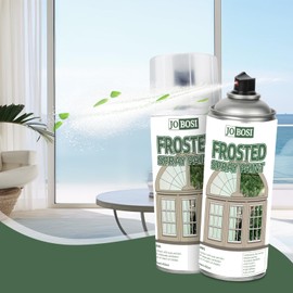SPRAY PAINT Frosted Glass Paint bathroom-glass, windows, office-glass, anti-peeping frostedpaint DIY (2PCS)