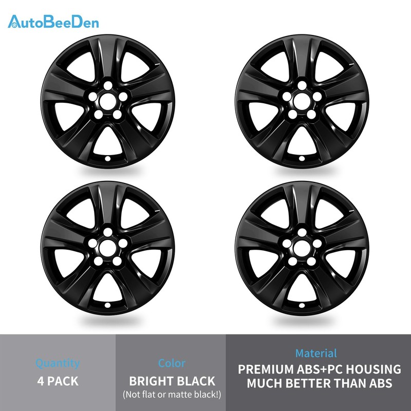 4-Pack Wheel Skins Compatible with Toyota RAV4 / RAV4 Hybrid