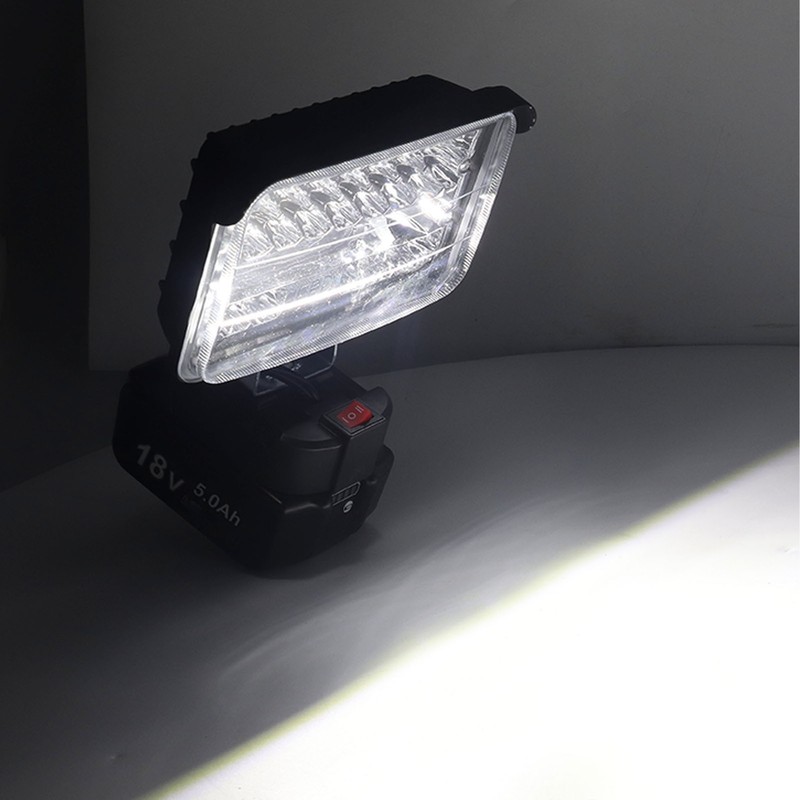 144W 7200LM LED Work Light Spotlight Floodlight Emergency Portable Flashlight