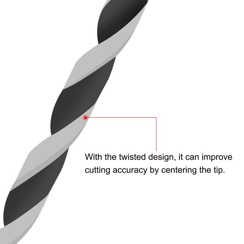 sourcing map 10 Pcs 0.35mm HSS(High Speed Steel) W6542 Micro