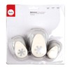 Rayher Paper Craft Punch Set with Snowflake Design, 3 Lever