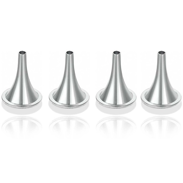 AAProTools Set of 4 Pcs Ear Specula Speculum Stainless Steel