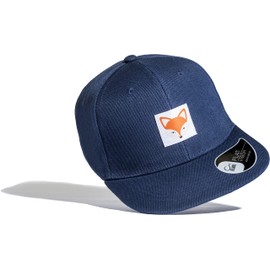 Baddery Children's Cap: Fox (Patch) – Children's Cap Boys Cap Boys Sports Hat, navy