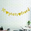 90 Years Loved banner Happy 90th Birthday Party Sign,90Th Anniversary/Birthday