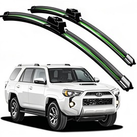 Compatible With Toyota 4Runner N280 N210 2003-2024 Wiper Blades Front Windshield Wipers Water Repellent Available in All-Seasons OEM Quality 24"+20" 2PCS