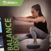 URBNFit Balance Disc Cushion For Core Stability Black