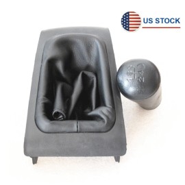 For 2005-2012 Toyota Tacoma 5 Speed Manual Gear Shift Knob w/ Shifter Boot Black