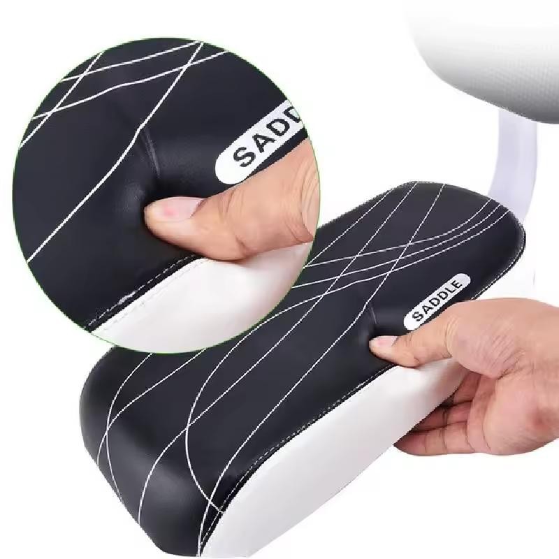Bicycle Rear Rack Cushion for Passenger Seating – Padded Black
