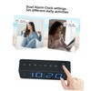 CIYODO Led Display Digital Clock Large Screen Modern Alarm Clock