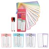 Zwttey 0-12 Multiplication Table Cards Kit, Self-Check Multiplication Flash Cards